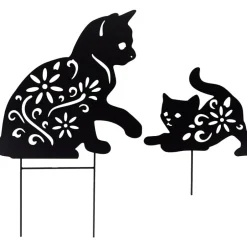 Silhouette Animal Stake Cat or Dog