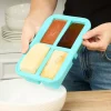 Silicone Food Freezer Tray with Lid - 4 Cups
