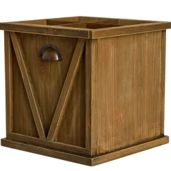 Silverware Wood Caddy