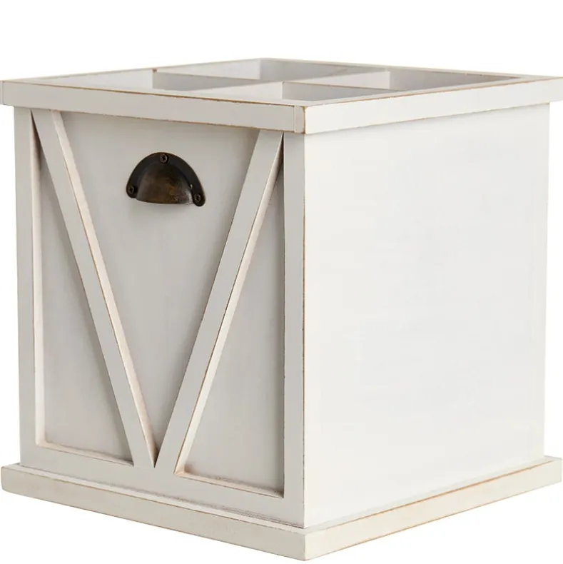 Silverware Wood Caddy