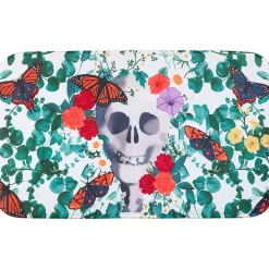 Skull, Flowers and Butterflies Halloween Bath Set 16 Pc.