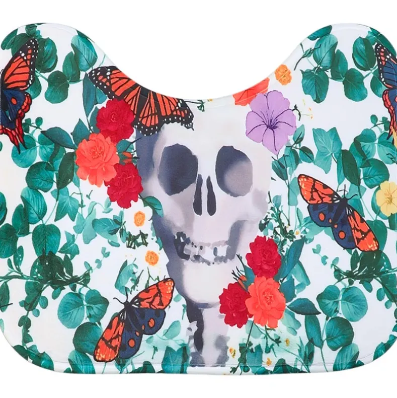 Skull, Flowers and Butterflies Halloween Bath Set 16 Pc.