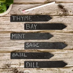 Slate Plant Markers - Set of 6