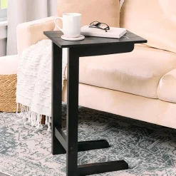Small Square Sofa End Table - 24"H