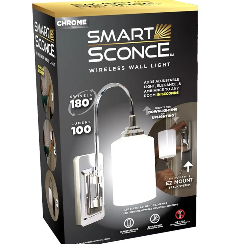 Smart Sconce™ Dimmable Wireless Wall Light With Remote