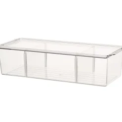 Snack Box Container with 3 Compartments