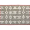 Snowflake Pattern Area Rug