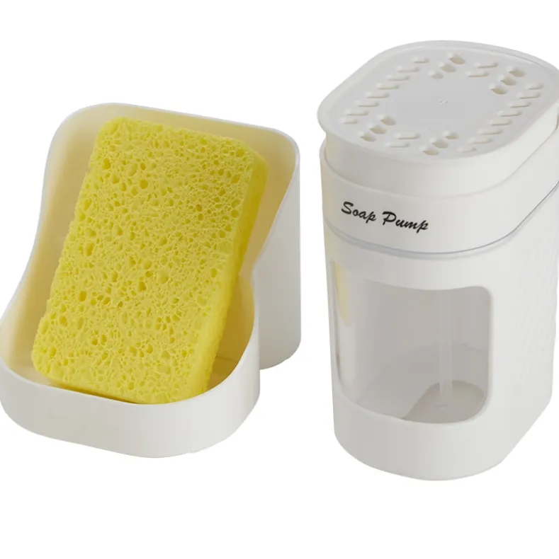 Soap Pump with Sponge and Sponge Holder