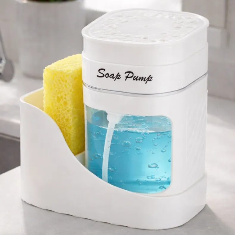 Soap Pump with Sponge and Sponge Holder