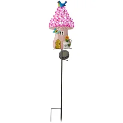 Solar Fairy Cottage House Garden Stake