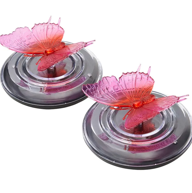 Solar Floating Color-Changing Lights - Butterfly or Dragonfly Set of 2