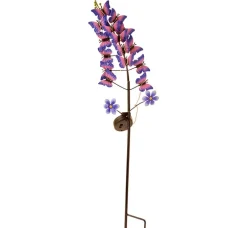 Solar Flower Shaped Butterfly Or Dragonfly Garden Stake