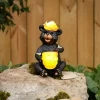 Solar Honey Bear Statue