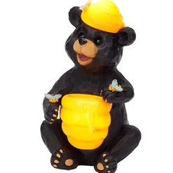 Solar Honey Bear Statue