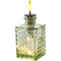 Solar LED Bitters Glass Aux Candle Light
