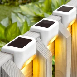 Solar LED Deck Lights Set of 3