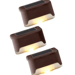 Solar LED Deck Lights Set of 3
