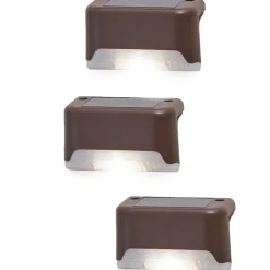 Solar LED Deck Lights Set of 3