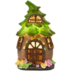 Solar Lighted Fairy House