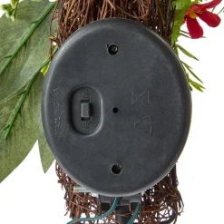Solar Lighted Flower Garden Cross Stake
