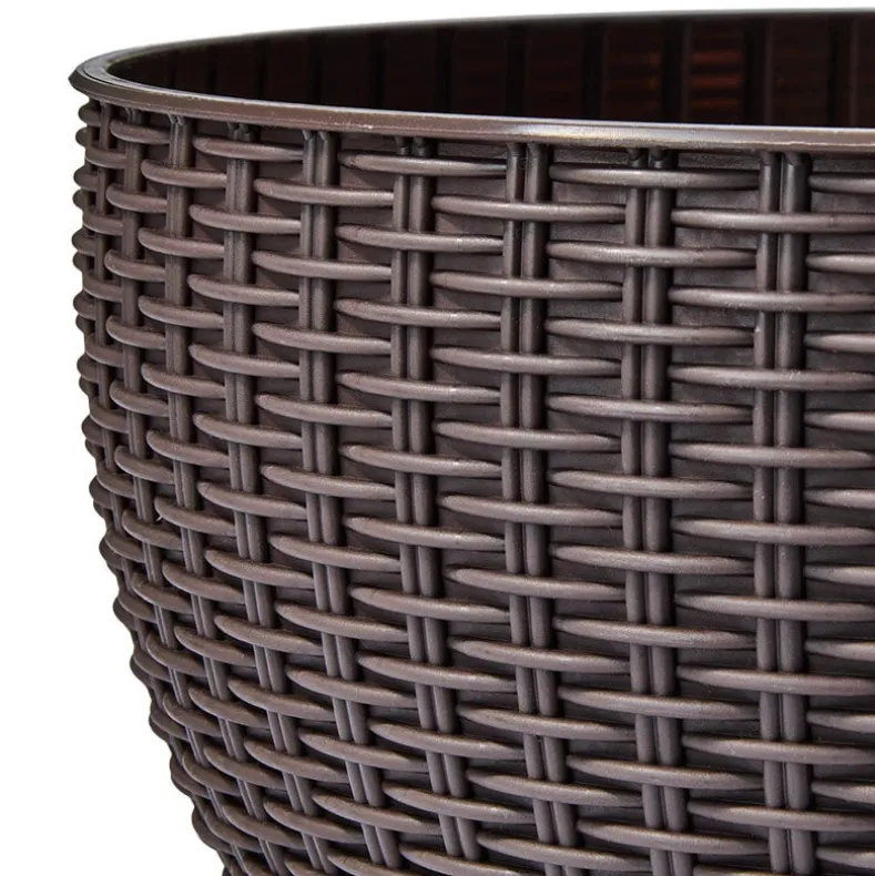 Solar Lighted Hanging Basket Planter