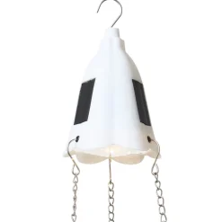 Solar Lighted Hanging Basket Planter