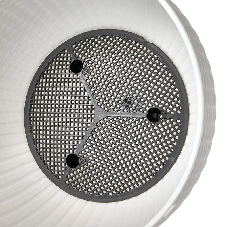 Solar Lighted Hanging Basket Planter
