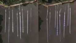 Solar Meteor Shower LED Lights
