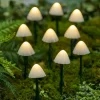 Solar Mushroom 2 In 1 String Lights With Stakes