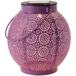 Solar Sunburst Shadow Cast Hanging Lantern