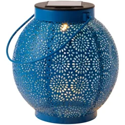 Solar Sunburst Shadow Cast Hanging Lantern