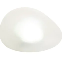 Solar White Rock Light Outdoor Decor