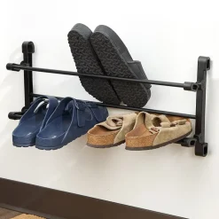 Space-Saving Wall-Mounted Storage Shoe Rack Organizer