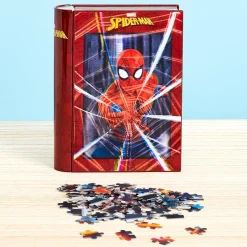 Spider-Man or Mandalorian Licensed 300-Pc. Puzzle in Book Tin