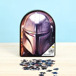 Spider-Man or Mandalorian Licensed 300-Pc. Puzzle in Book Tin