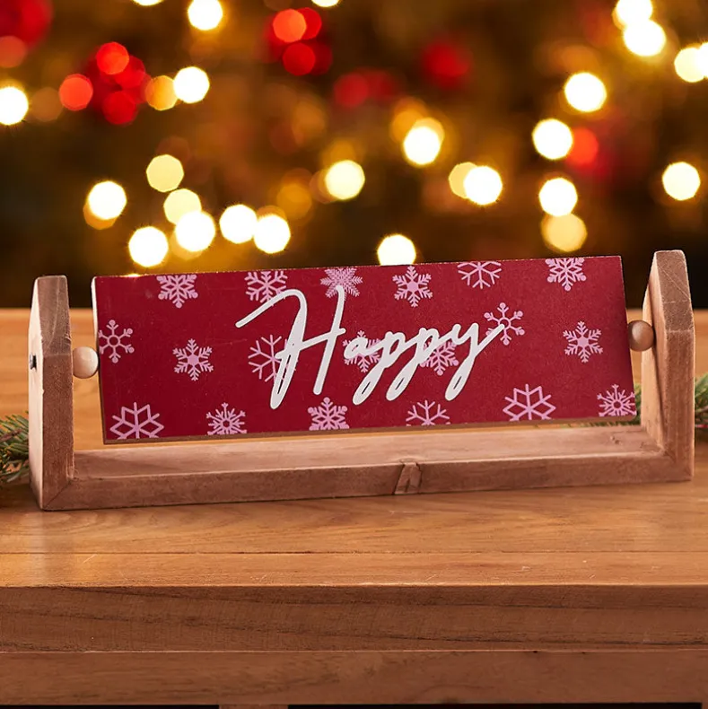 Spinning Double-Sided Signs