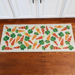 Spring Carrots Kitchen Comfort Runner Rug