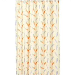 Spring Carrots Shower Curtain, Bath Rug, Hand Towels, Valance, or Hooks