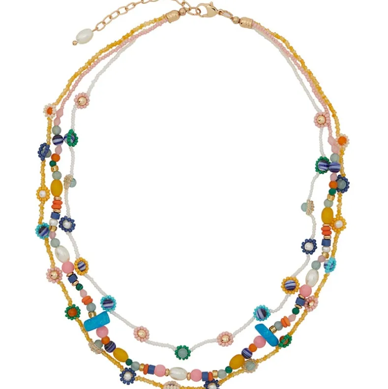 Spring Flower Beaded Jewelry
