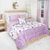 Spring Gnome Reversible Full/Queen or King Comforter Set, Decorative Pillow