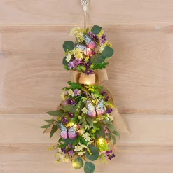 Spring Lighted Multi-Use Swag Décor - Easter Or Butterfly