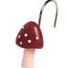 Spring Mushroom Shower Curtain, Bath Rug, Hand Towels, Valance or Hooks