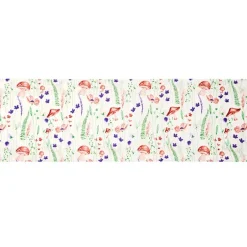 Spring Mushroom Shower Curtain, Bath Rug, Hand Towels, Valance or Hooks