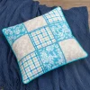 Spring Themed Embroidered Decorative Pillow