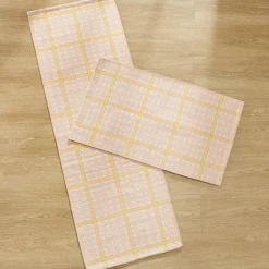 Springtime Plaid Accent Rug or Runner