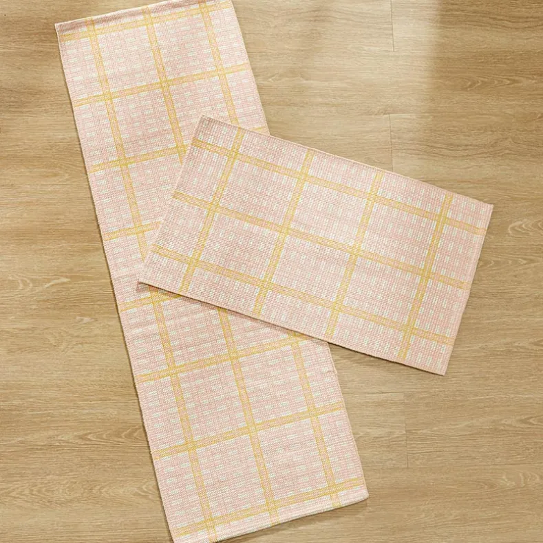 Springtime Plaid Accent Rug or Runner