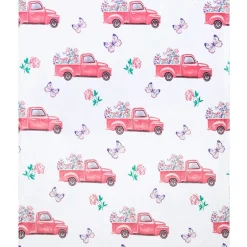 Spring Truck Fleece Plush Throw