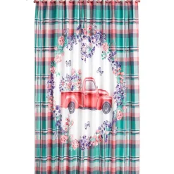 Spring Truck Shower Curtain or Valance