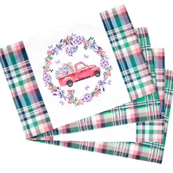 Spring Truck Table Runner or Set of 4 Placemats