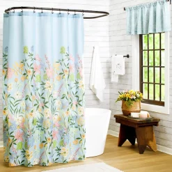 Spring Willow Shower Curtain or Valance
